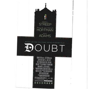 Doubt Meryl Streep Amy Adams Movie Advertisement 2000s Print Ad